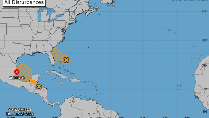 Atlantic disturbance headed to Florida could develop by end of week