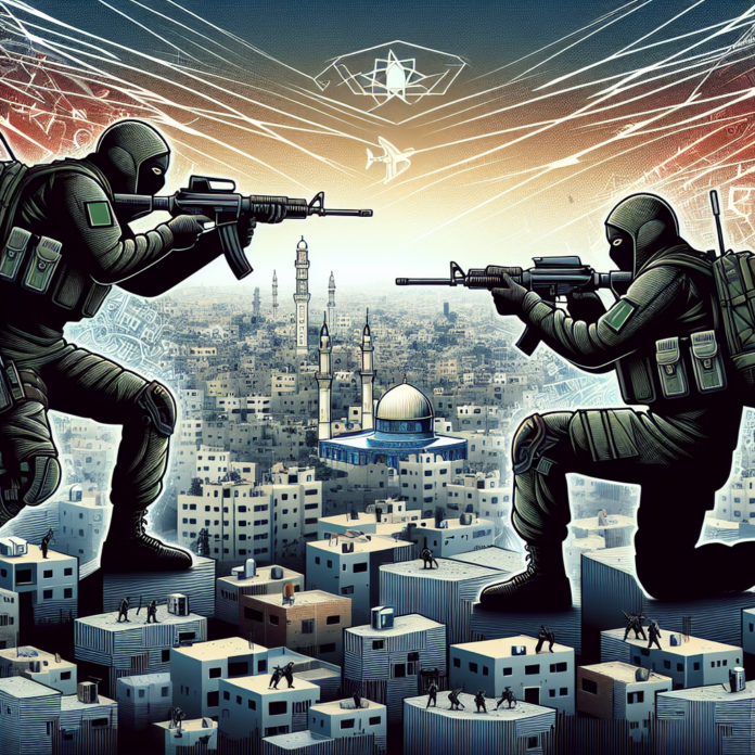 Israeli soldiers during operations in the Gaza Strip amid the ongoing conflict between Israel and the Palestinian militant group Hamas
