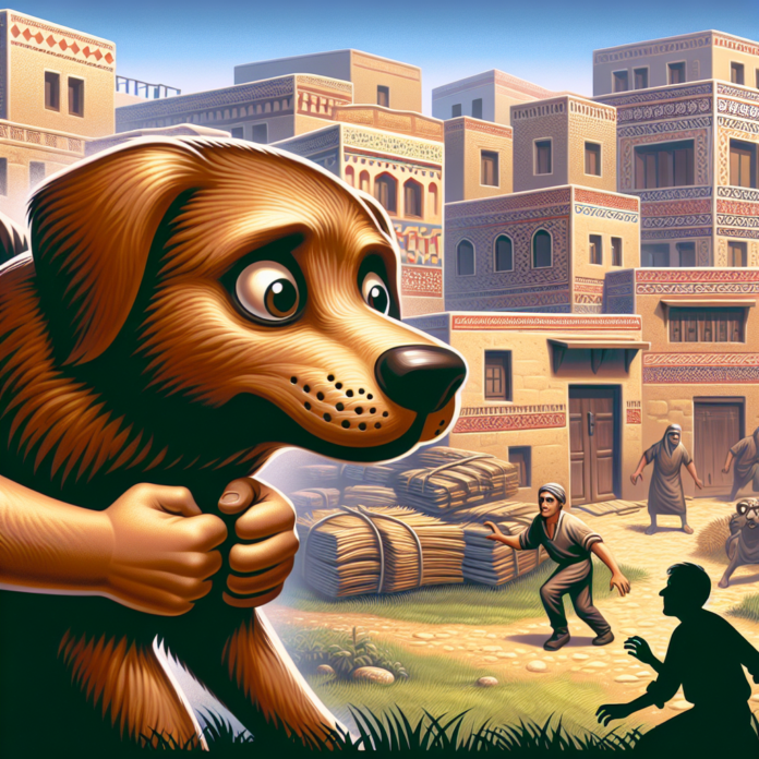 Dog in Hamas hands at the time