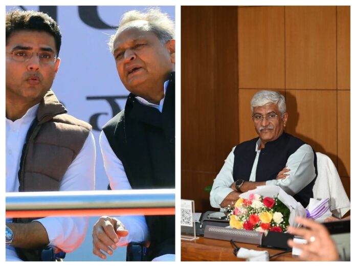 Union Minister Gajendra Singh Shekhawat accuses Ashok Gehlot of political espionage to save his government in 2020