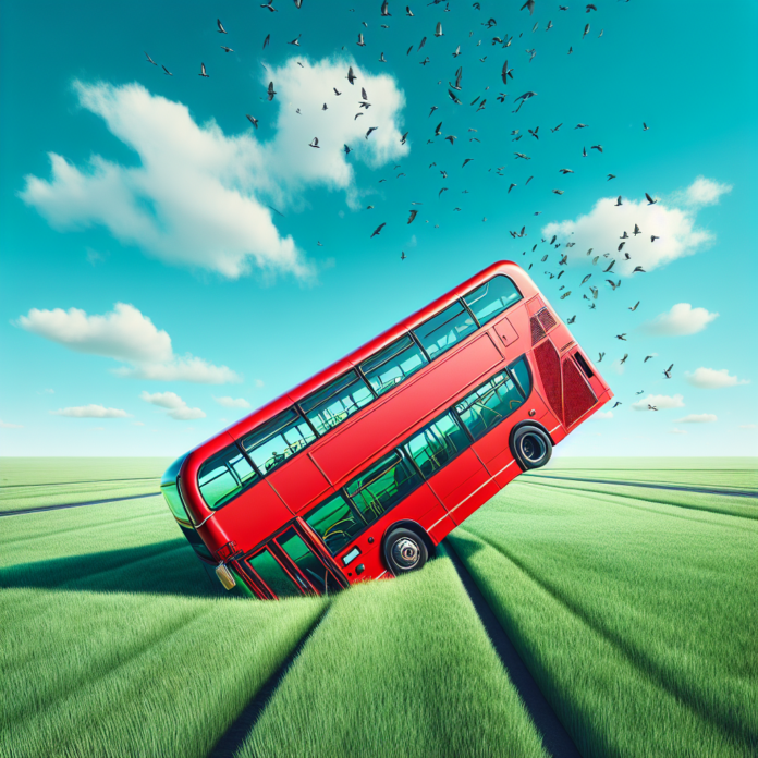 'Double decker bus came off the Ballyblack Road East, before subsequently overturning into a nearby field' - NorthernIrelandWorld
