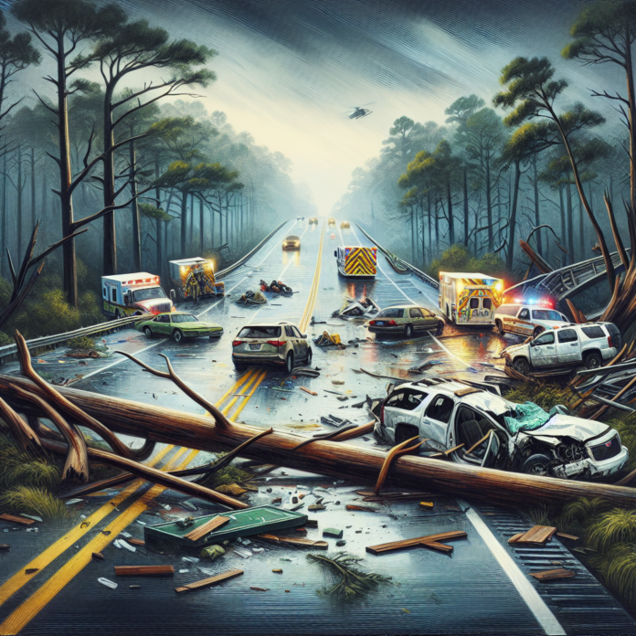 Driver dies after crashing off hurricane-damaged highway in North Carolina - Bluefield Daily Telegraph