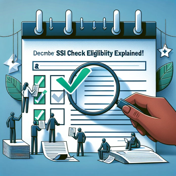 Why you won’t get a Supplemental Security Income check in December - MSN