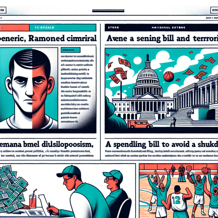 Luigi Mangione indicted for murder as act of terrorism, Congress unveils spending bill to avert govt. shutdown, Bucks win NBA Cup - Yahoo! Voices