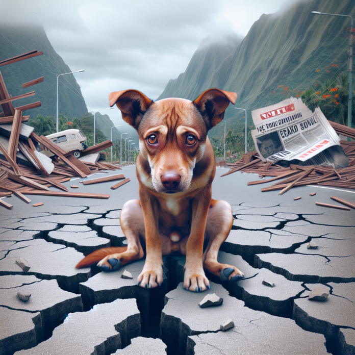 Viral Video: Footage from Vanuatu earthquake today shows scared dog running around; social media left concerned | Today News - Mint