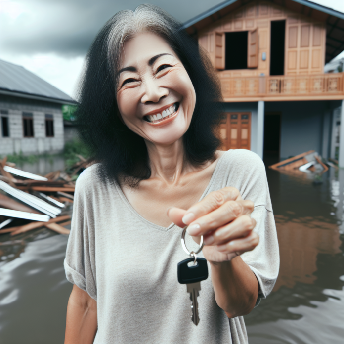 Newport woman gets keys to her new home after hers was destroyed in flood - WBIR.com