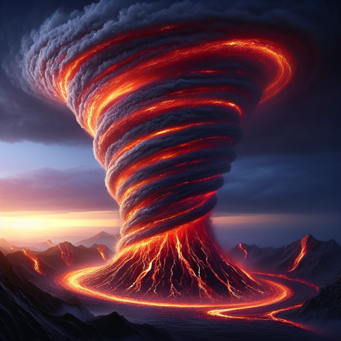 Major US volcano erupts creating tornado of piping hot LAVA - MSN