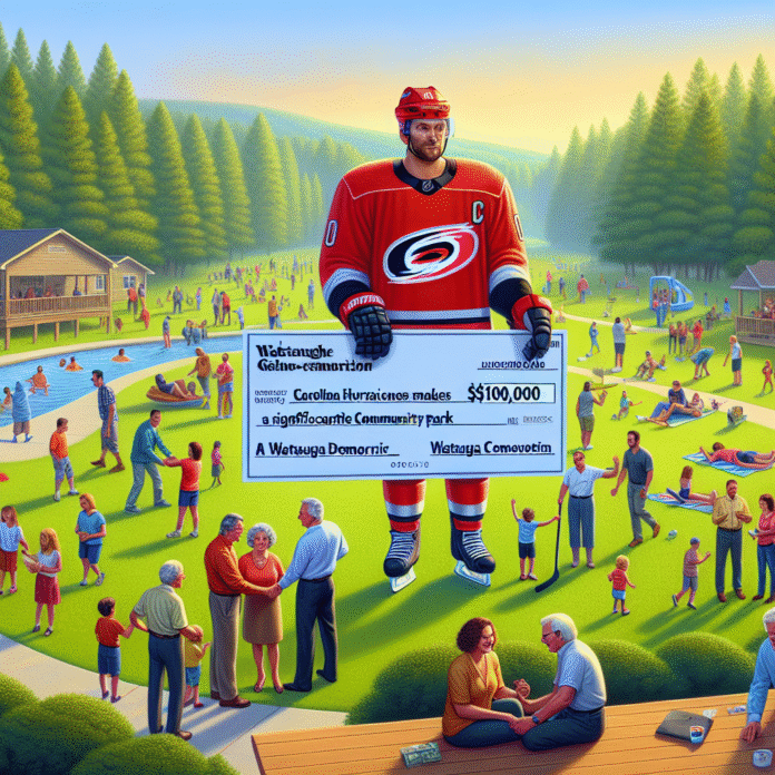 Carolina Hurricanes visit Valle Crucis Community Park after $100K donation - Watauga Democrat