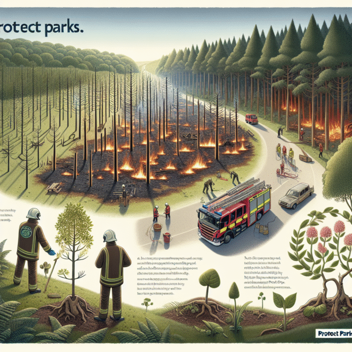Residents urged to keep parks and woodland safe after fire crews called to incident in Derbyshire town - Derbyshire Times