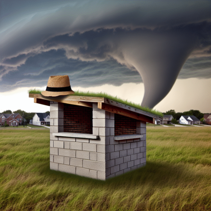 Town of Arlington says missing part of tornado shelter roof was "more of a decorative hat" - FOX13 Memphis